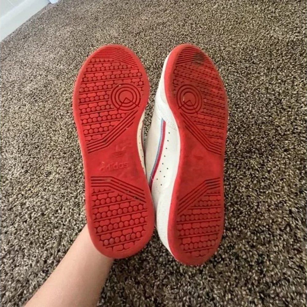 Adidas x Disney Toy Story 4 Forky Sneakers | White Leather | Women's Size 4 - Picture 6 of 8